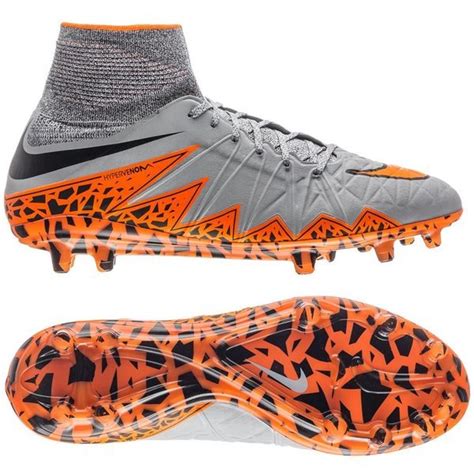 Nike Hypervenom Phantom II FG Grijs/Oranje/Zwart